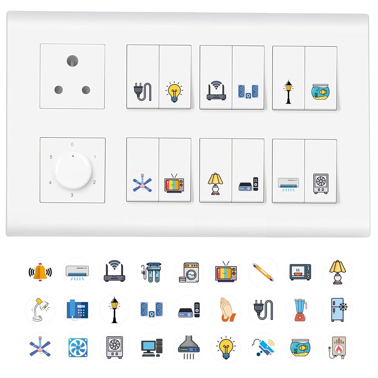 Multi Color Switch Stickers (350+ Stickers)