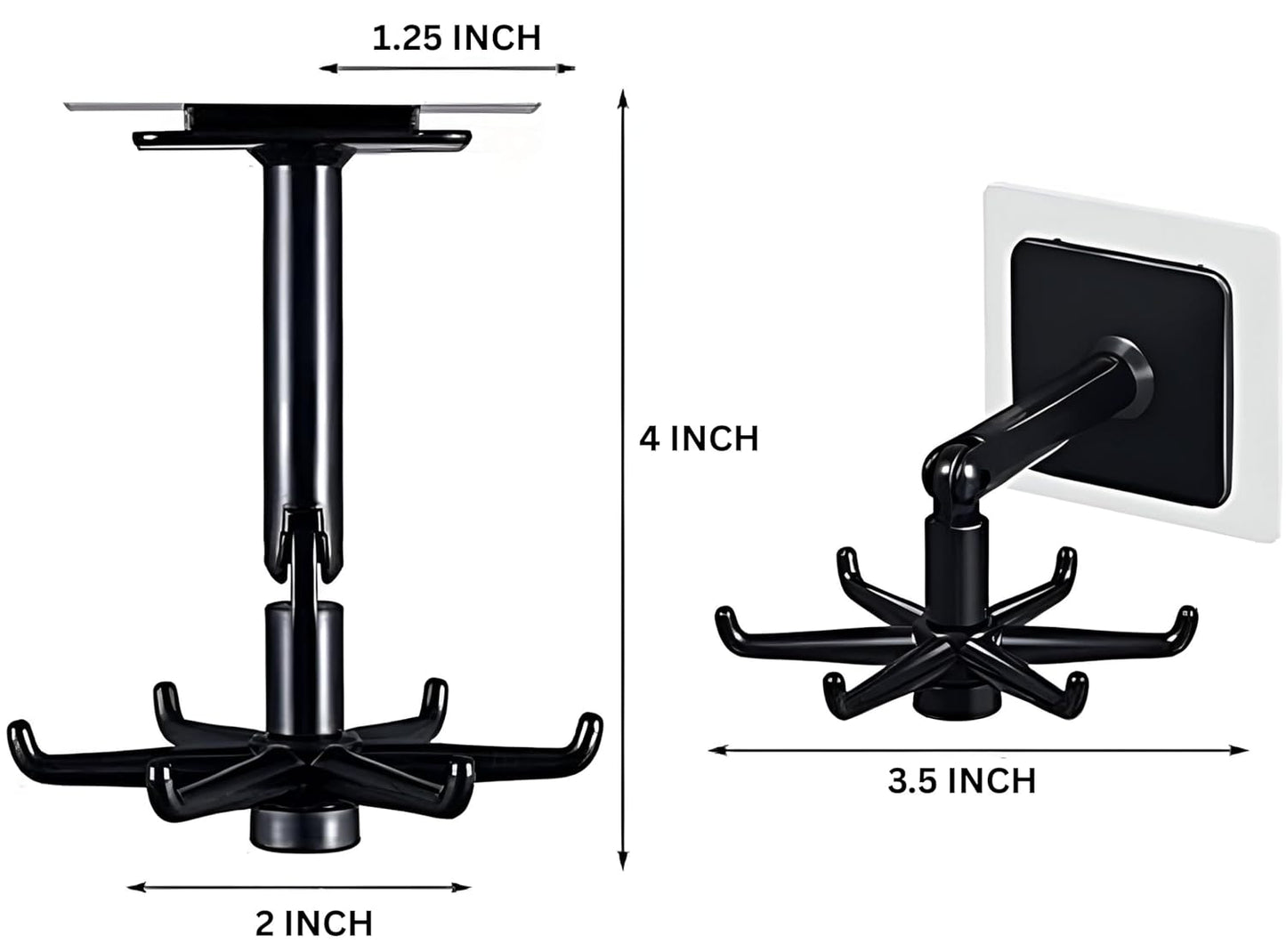Premium 360° Rotating Wall Hook ( Buy 2 get 2 Free )