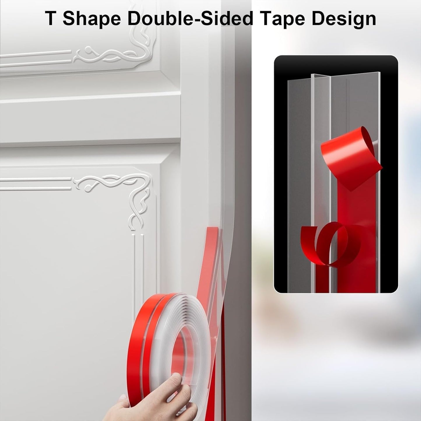 Silicon Door Bottom Sealing Strip ( Buy 1 Get 1 Free )
