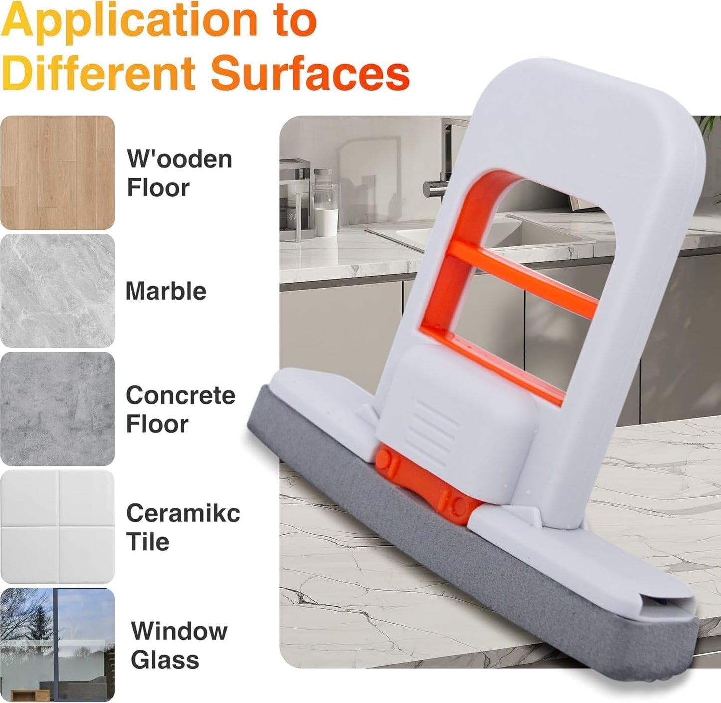 1 Pcs Mini Foldable Desktop Mop for Kitchen