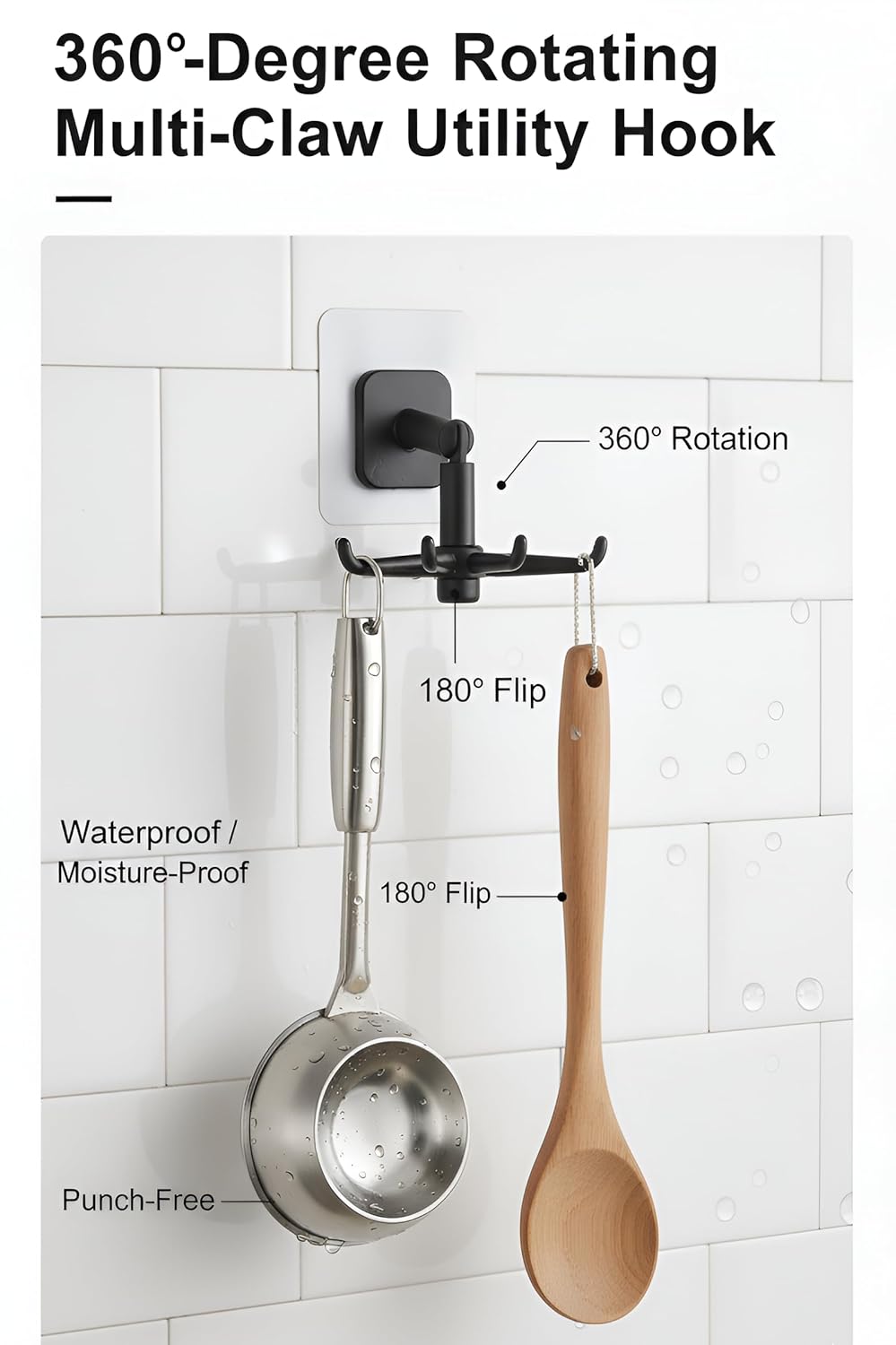 Premium 360° Rotating Wall Hook ( Buy 2 get 2 Free )